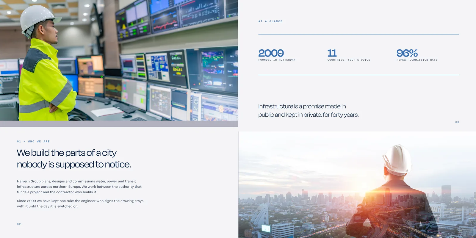 Halvern Group company profile: Who we are, and the company at a glance.
