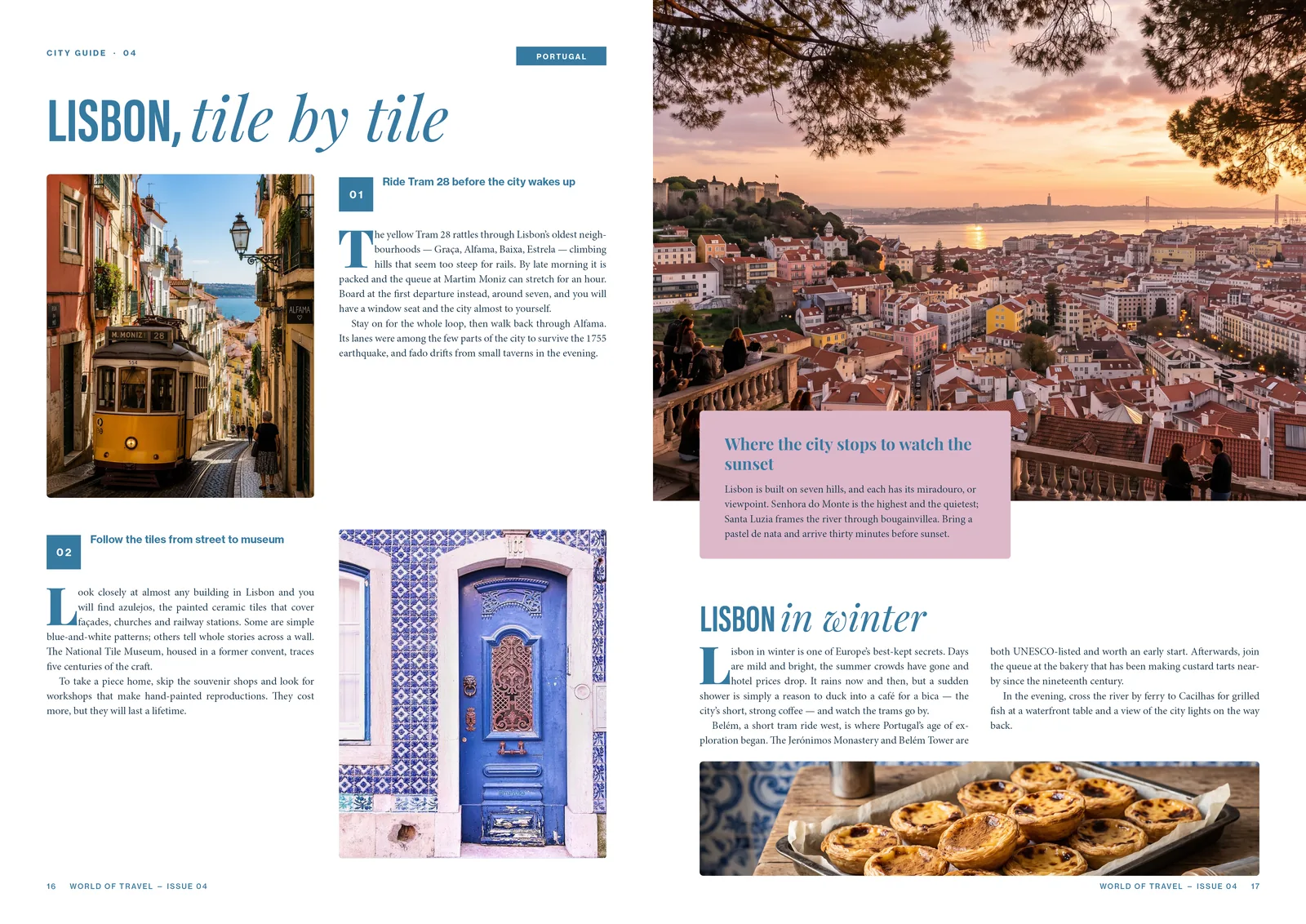 World of Travel, Issue 04: Lisbon city guide.